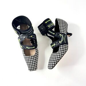 Christian Dior x Roger Vivier Houndstooth Maryjane Pumps 36.5
